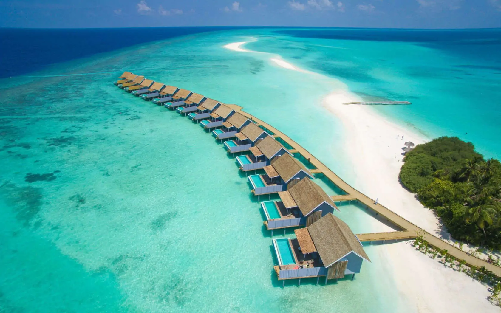 Airclos S35 Bi-fold doors. Individual Villas, Kuramathi Island Resort, Maldives
